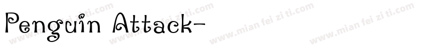 Penguin Attack字体转换